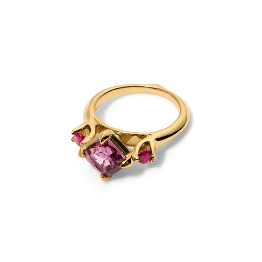 PINK ANGEL number 222 ring