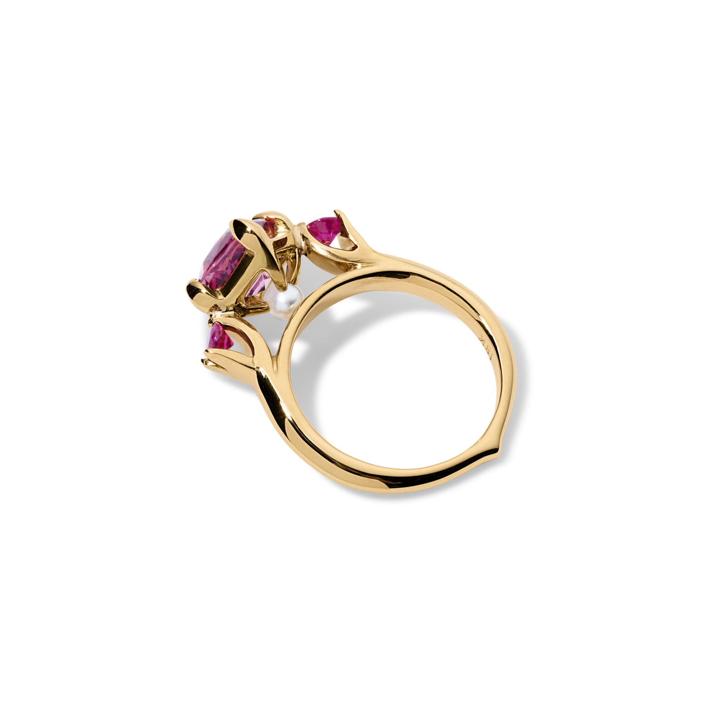 PINK ANGEL number 222 ring