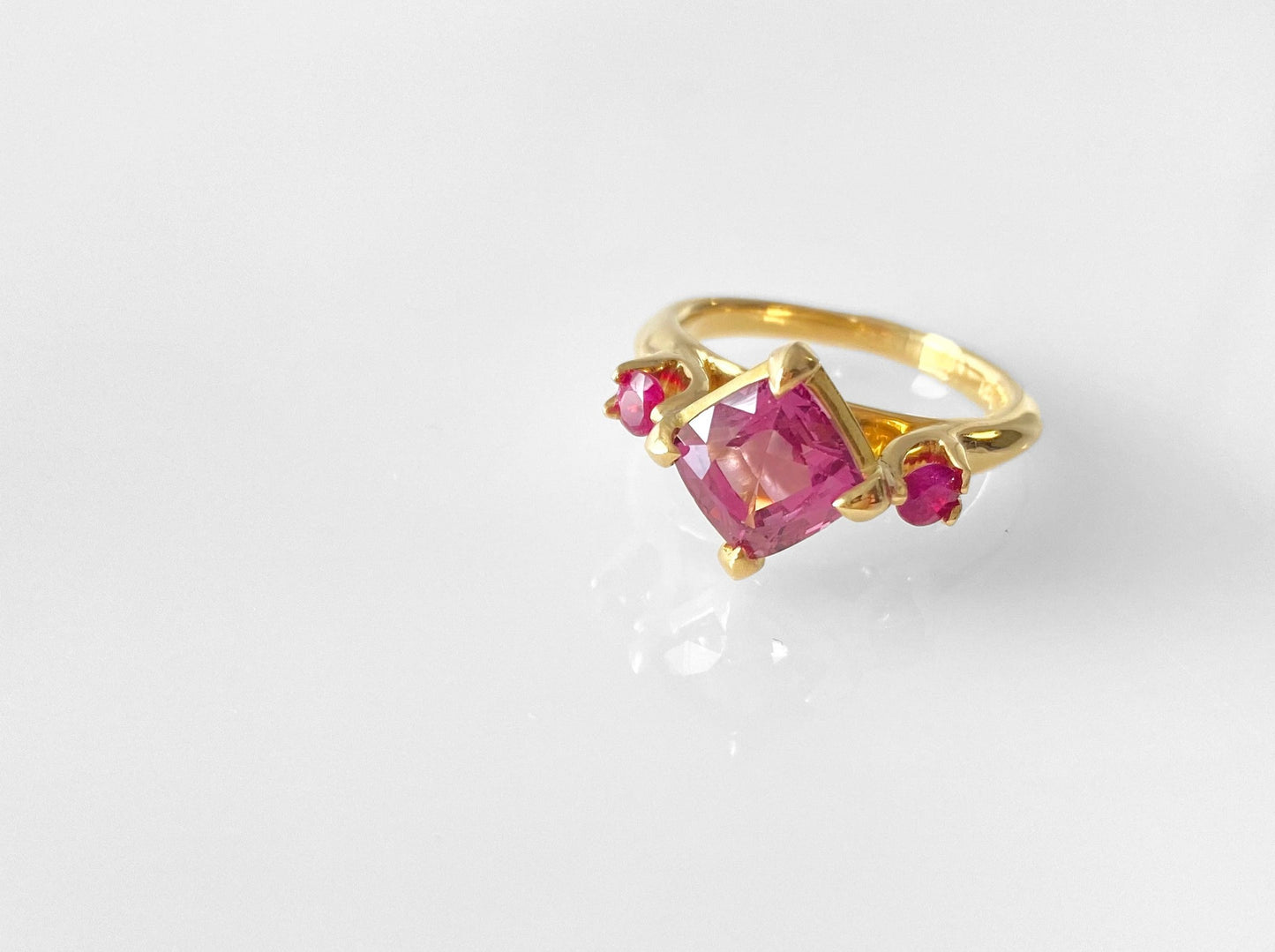 PINK ANGEL number 222 ring