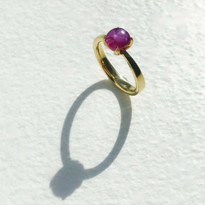 RUBY THE STAR ring