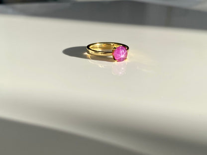 RUBY THE STAR ring